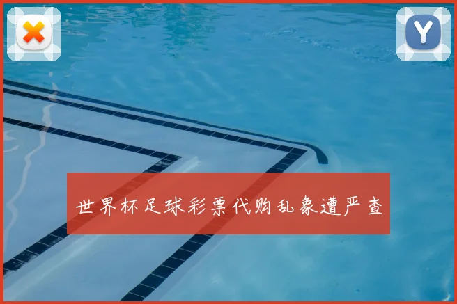 世界杯足球彩票代购乱象遭严查
