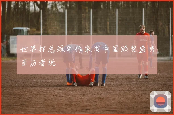 世界杯总冠军作家奖中国颁奖盛典亲历者说